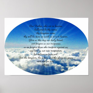 Christliche Gebete Poster Prints