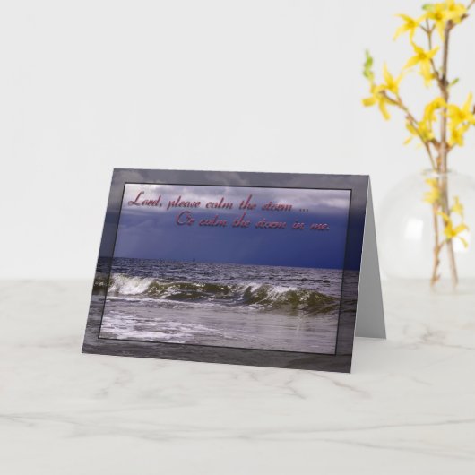 Christliche Gebets-Gruß-Karte Karte (Gelbe Blume)