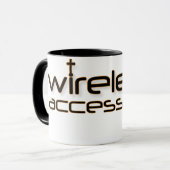 Christliche Gebets-Tasse des drahtlosen Zugangs Tasse (Vorderseite Links)