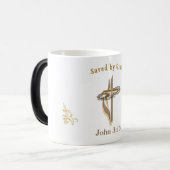 Christliche Gebetsbecher-Verse Verwandlungstasse (Vorderseite Links)