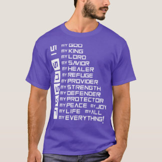 Christliche Gebetsbibel Jesus Christus T-Shirt