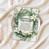 Christliche Gebetskarte für Komfort in Kummer