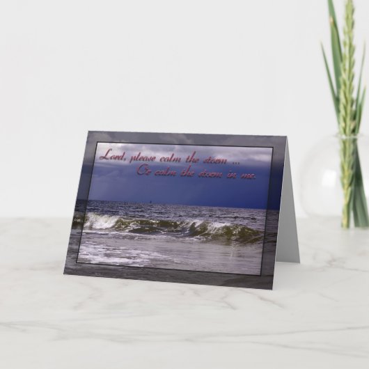 Christliche Gebetskarte Karte (Vorderseite)