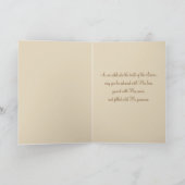 Christliche Geburt Jesu Vintag Religiös Feiertagskarte (Innenseite)