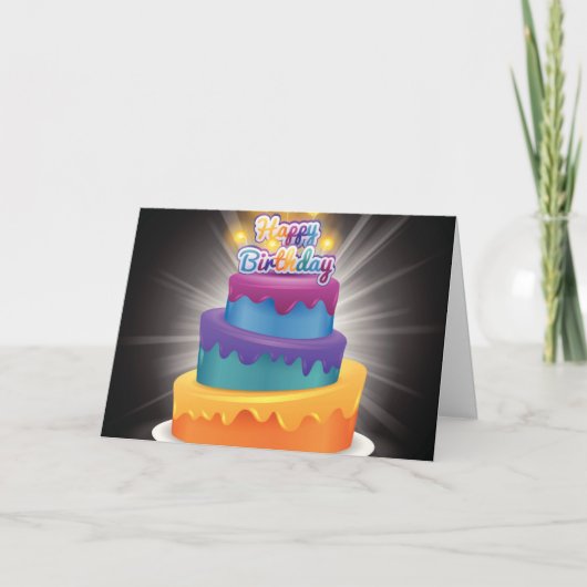 Christliche Geburtskarte Karte (Vorderseite)