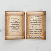 Christliche Geburtstagsgrüßkarte Karte (Innenseite)