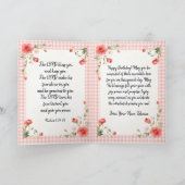 Christliche Geburtstagsgrüßkarte Karte (Innenseite)