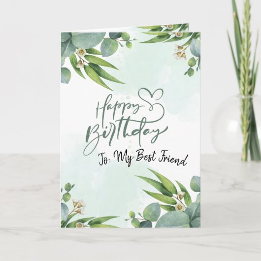 Christliche Geburtstagsgrüßkarte Karte (Vorderseite)