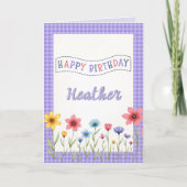 Christliche Geburtstagsgrüßkarte Karte (Vorderseite)