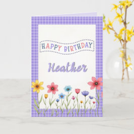 Christliche Geburtstagsgrüßkarte Karte