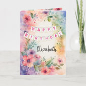 Christliche Geburtstagsgrüßkarte Karte (Vorderseite)