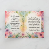 Christliche Geburtstagsgrüßkarte Karte (Innenseite)