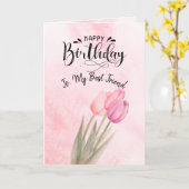 Christliche Geburtstagsgrüßkarte Karte (Gelbe Blume)