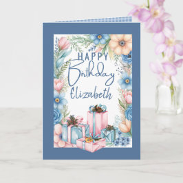 Christliche Geburtstagsgrüßkarte Karte