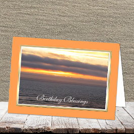 Christliche Geburtstagskarte — Christlicher Segen Karte