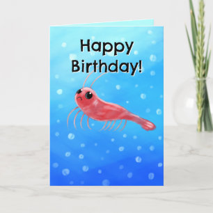 Christliche Geburtstagskarte (Krill) Karte
