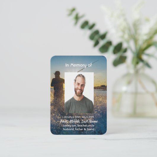 Christliche Gedenkstätte Visitenkarte (Stehend Vorderseite)