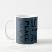 Christliche Geisterfrucht, Galaten 5:22-23 Kaffeetasse (Links)