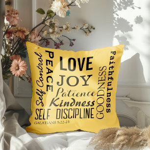 Christliche Geisterfrucht, Galaten 5:22-23 Kissen