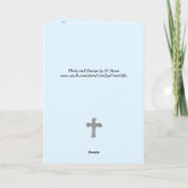 Christliche geklappte Kreuzung Karte (Rückseite)