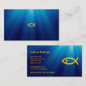 Christliche Geschäfts-Karte Visitenkarte (Vorne/Hinten)