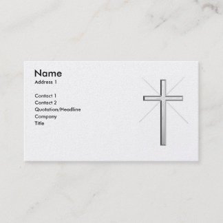 Christliche Geschäfts-Karte Visitenkarte