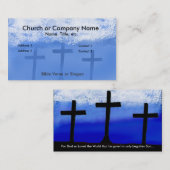 Christliche Geschäfts-Karte Visitenkarte (Vorne/Hinten)