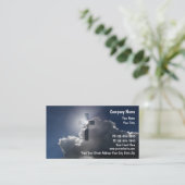 Christliche Geschäfts-Karten Visitenkarte (Stehend Vorderseite)