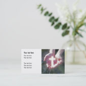 Christliche Geschäfts-Karten Visitenkarte (Stehend Vorderseite)