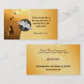 Christliche Geschäfts-Kartenabdrücke Visitenkarte (Vorne/Hinten)