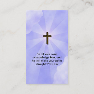 Christliche Geschäftskarte Visitenkarte