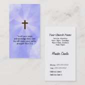 Christliche Geschäftskarte Visitenkarte (Vorne/Hinten)