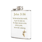Christliche Geschenke John-3:16 Flachmann (Links)