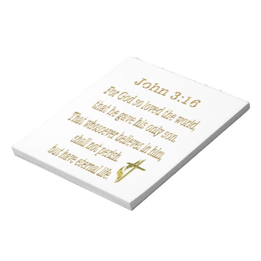 christliche Geschenke Notizblock (Rotiert)