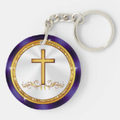 Christliche Geschenke zu günstigen Preisen für Pas Schlüsselanhänger (Rückseite)