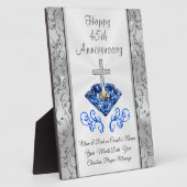 Christliche Geschenke zum 45-jährigen Jubiläum für Fotoplatte (Seite)