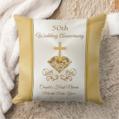 Christliche Geschenke zum 50. Hochzeitstag, Golden Kissen (Decke)