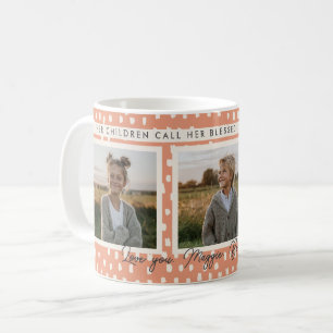 Christliche gesegnete Mama Foto Collage Keepake Pe Kaffeetasse
