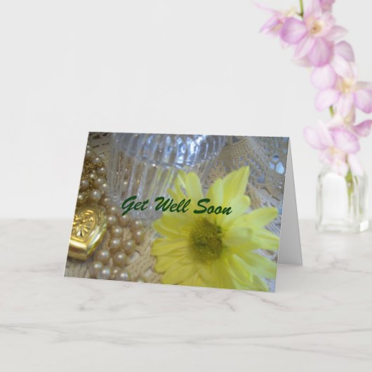 Christliche Get Well Collage Card Karte (Orchidee)