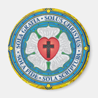 "CHRISTLICHE GIFTS" Luther Rose Christlich Jesus L Magnet