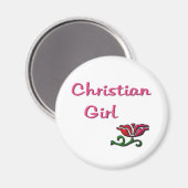 Christliche Girl-Geschenke Magnet (Vorderseite/Rückseite)