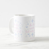 Christliche Girly Bible Verse Rosa Christliche Tas Kaffeetasse (Vorderseite Links)