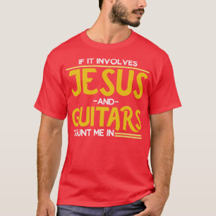 Christliche Gitarrenmusik Jesus Christus T-Shirt