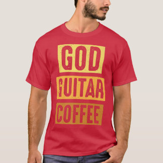 Christliche Gitarrist-Kirchenanbeterin Gitarre Spi T-Shirt