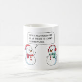 Christliche Glaubensapologetik Snowman - Weihnacht Kaffeetasse (Mittel)