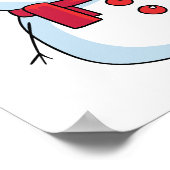 Christliche Glaubensapologetik Snowman - Weihnacht Poster (Ecke)