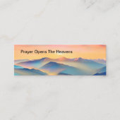 Christliche Glaubensbekenner Mini Visitenkarte (Vorderseite)