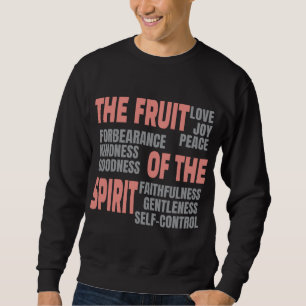 Christliche Glaubensfrucht der Geistbibel-Schrift Sweatshirt