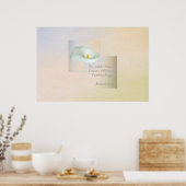Christliche Glaubenskunst ~ Römer 12:12 Poster (Küche)