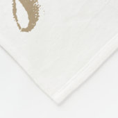 Christliche Glaubensmädchen Ich bin so glücklich J Fleecedecke (Ecke)